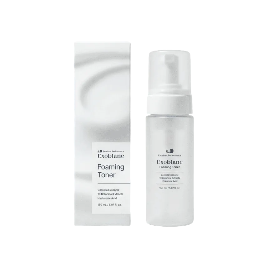 Exoblanc Foaming Toner – koreanischer Schaum-Toner mit Centella und Exosomen