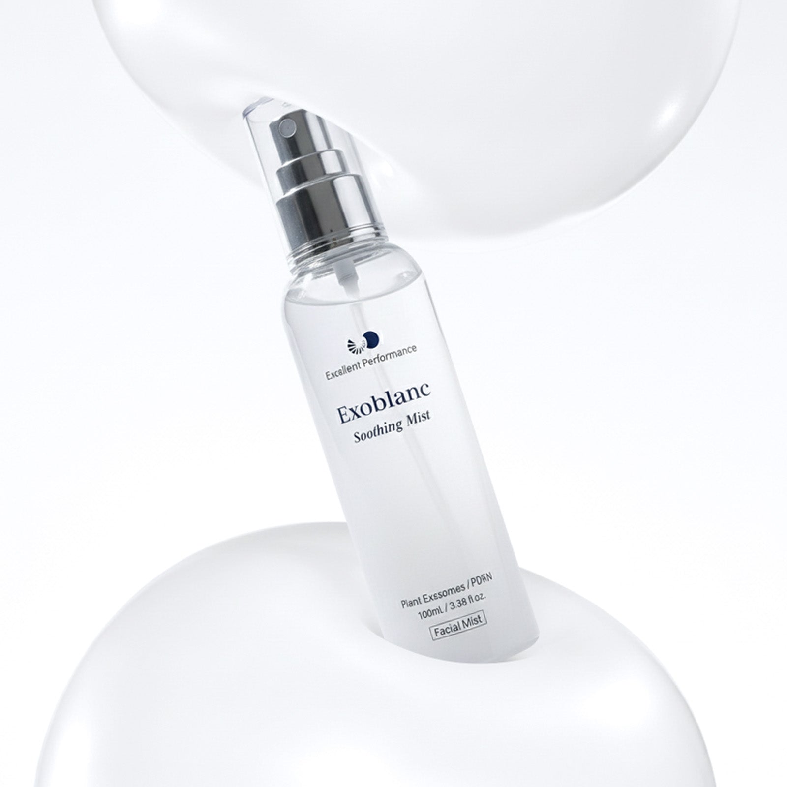 Exoblanc Soothing Mist Flasche und Verpackung