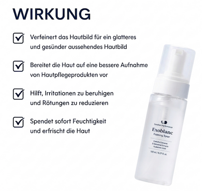 Hautvorteile des Exoblanc Foaming Toner im Überblick