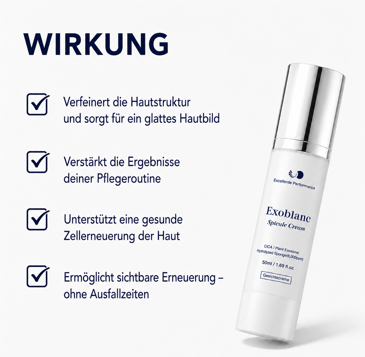 Hautvorteile der Exoblanc Microneedling Spicule Cream im Überblick