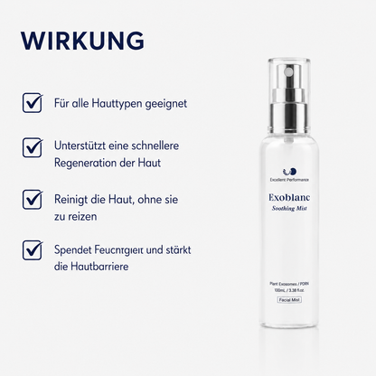 Hautvorteile des Exoblanc Soothing Mist im Überblick