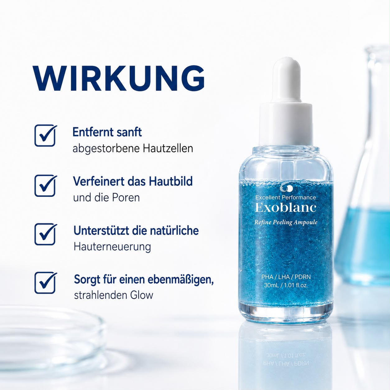 Exoblanc Refine Peeling Ampulle