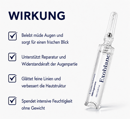 Hautvorteile der Exoblanc NMN Eye Cream im Überblick